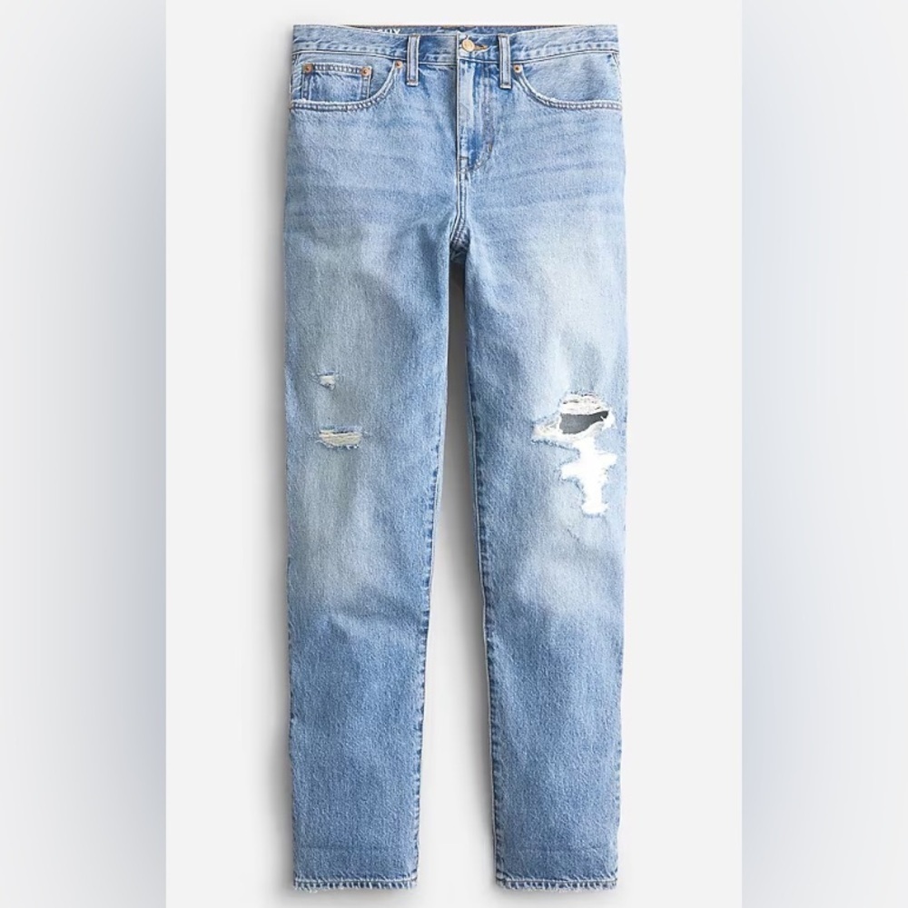 J. Crew Slouchy boyfriend jean in Ancient Blue wash